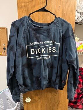 Dickies Navy Logo Pullover Sweatshirt